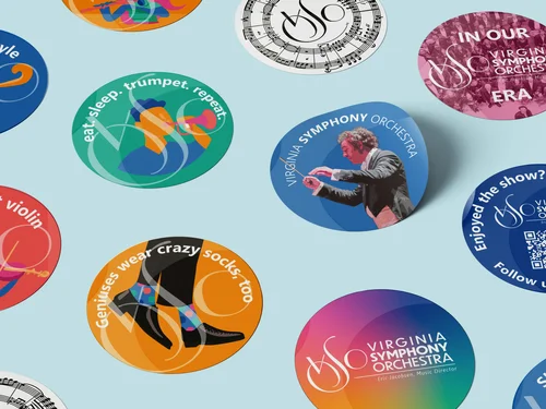 Fun Stickers for the Virginia Symphony Orchestra